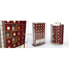 Free Design Tabletop Jewelry Store Advertising Portable Wholesale Wood Acrylic Jewelry Display Cases